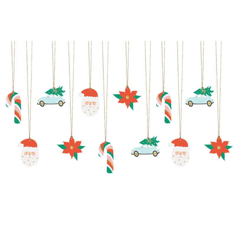 Presentetiketter  Santa