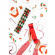Presentetiketter  Santa Presentetiketter  Santa