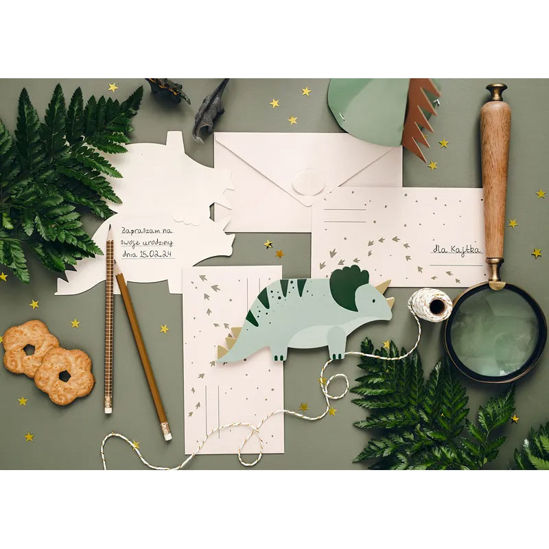 Inbjudningskort Dinosaurie