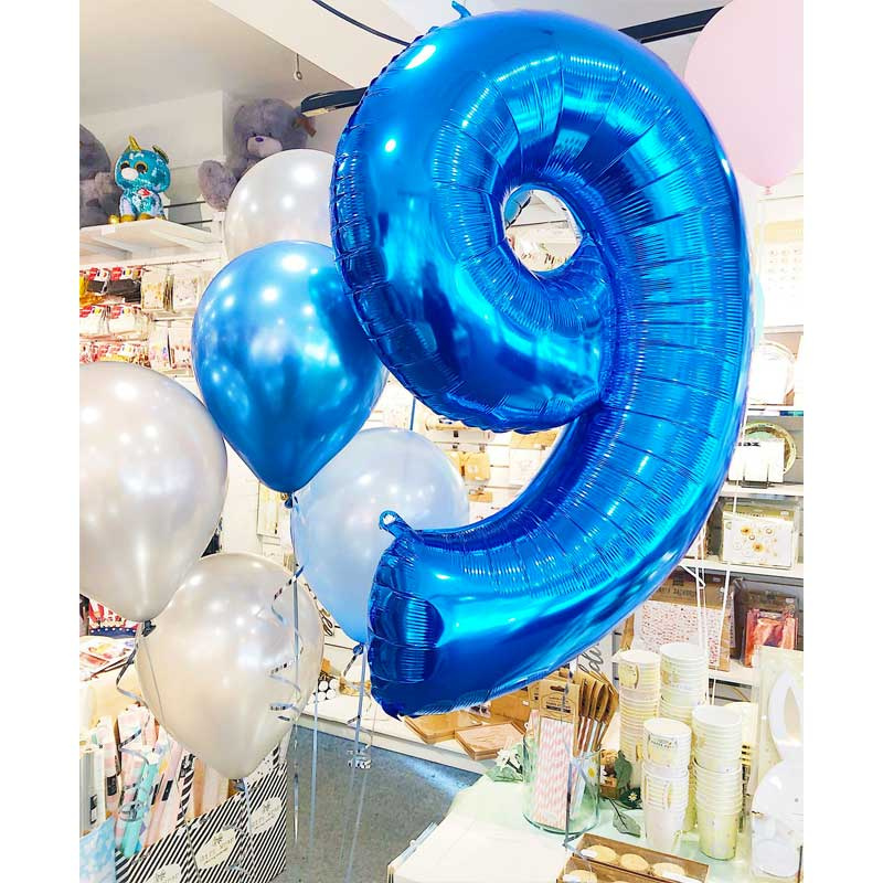 Uppblåst sifferballong - Valfri siffra 