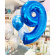 Uppblåst sifferballong - Valfri siffra Uppblåst sifferballong - Valfri siffra