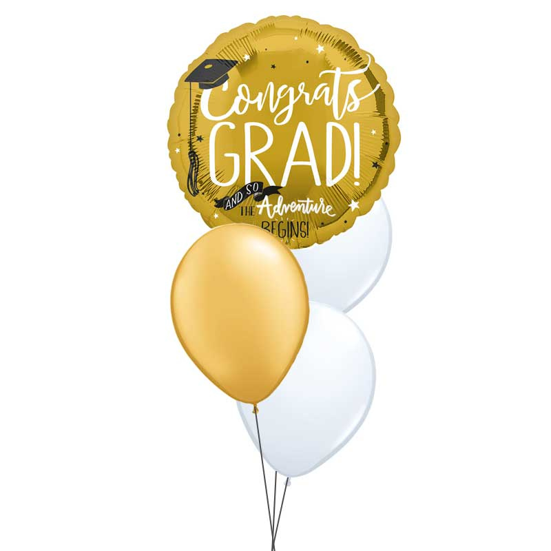 Uppblåst ballongbukett Examen Grad