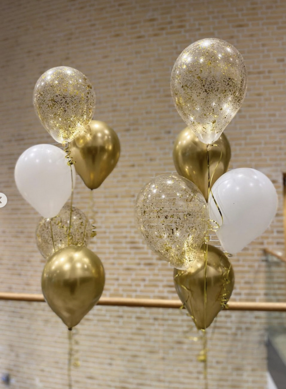 Ballongbukett helium 5 ballonger 