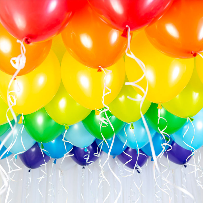 Ballongkit Rainbow Takdekoration