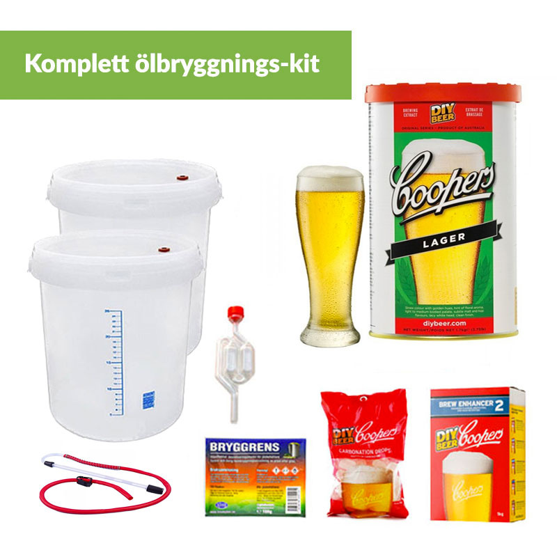 Komplett Ölbryggningskit - Lager 
