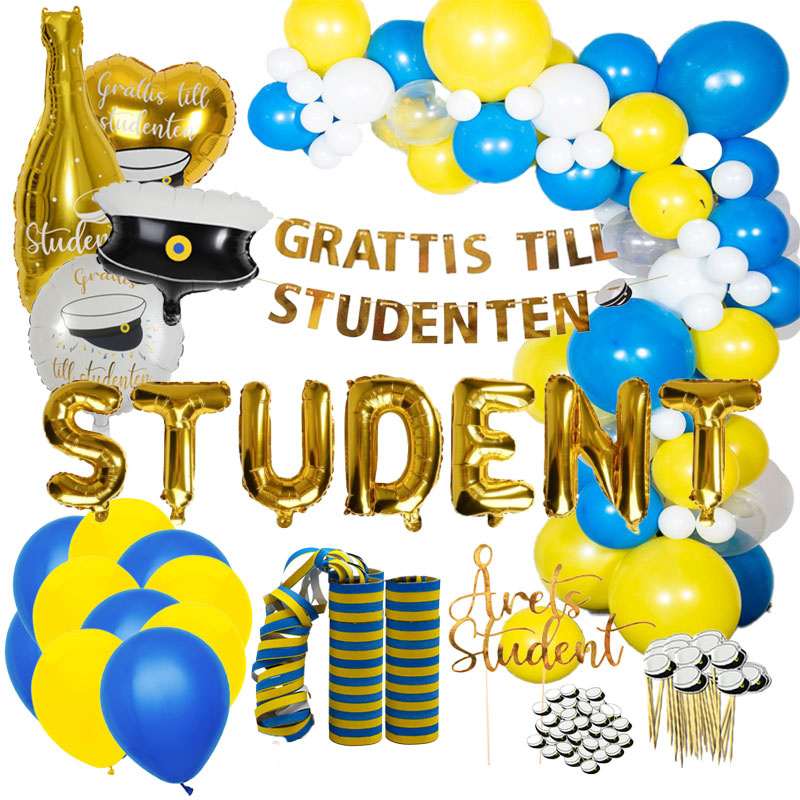 Studentkit Lyx Blått & Gult